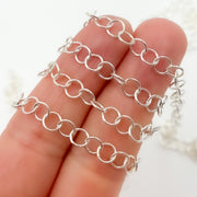 Sterling Silver Smooth Round Link Chain